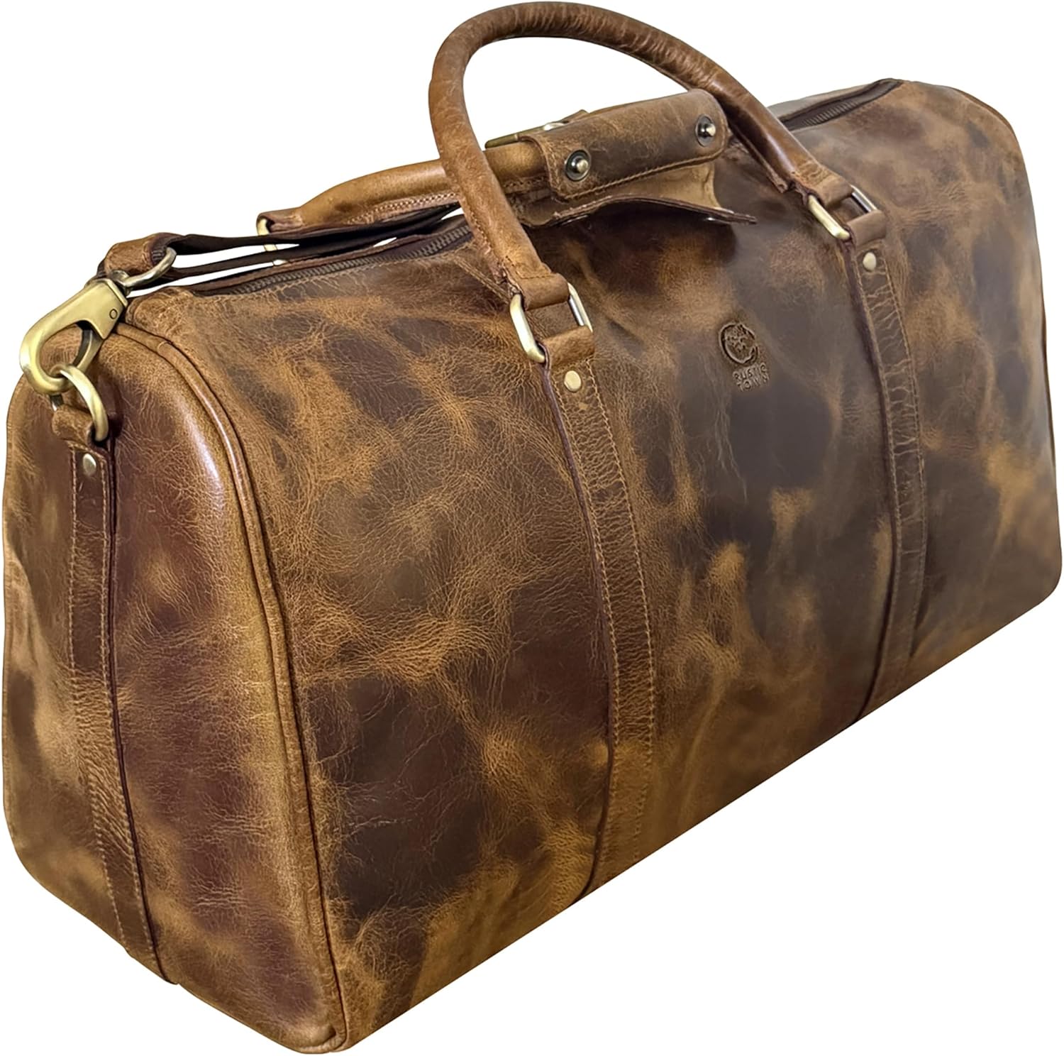 Full-Grain Leather Weekender Bag
